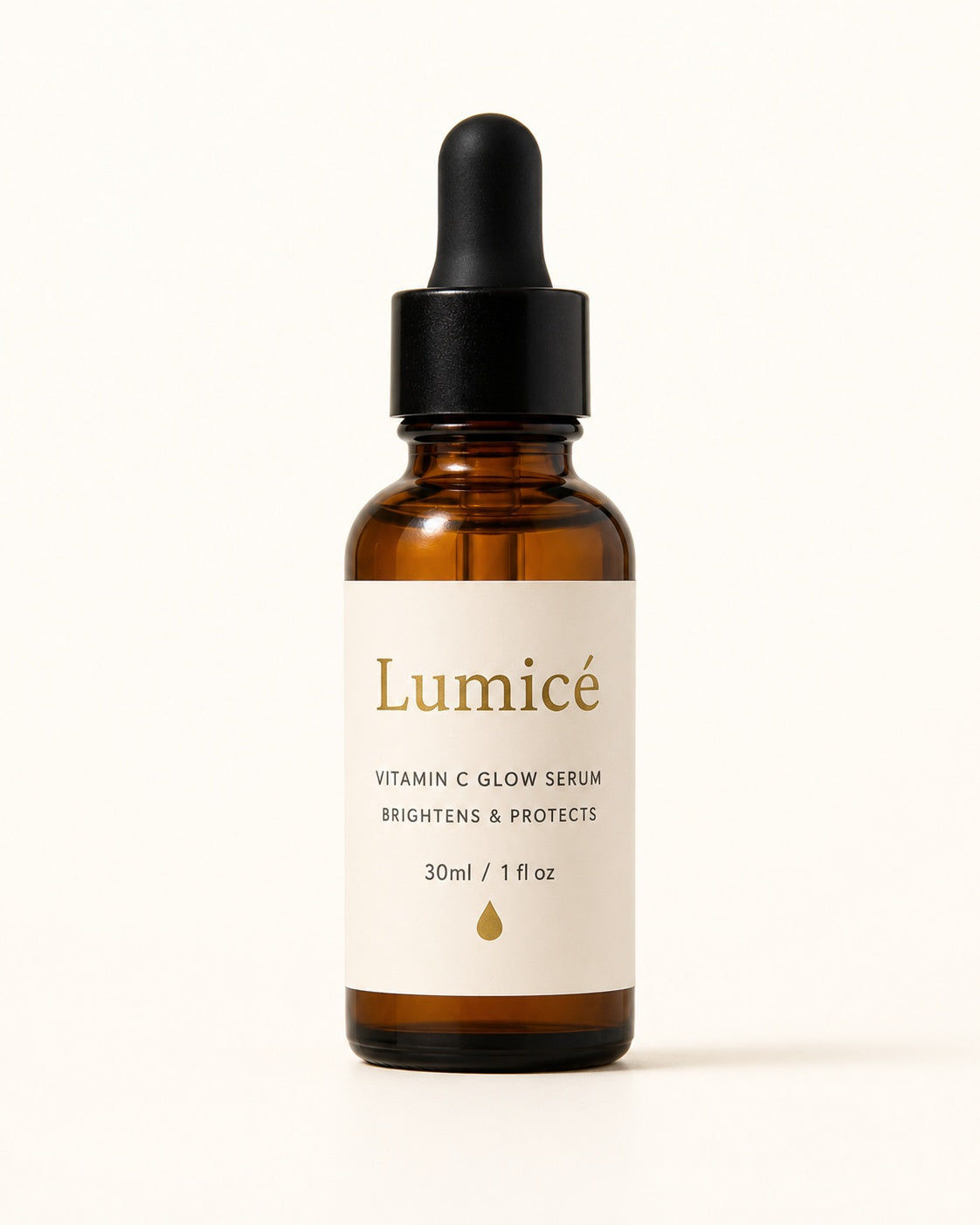 Lumicé Vitamin C Glow Serum — 30ml amber glass bottle